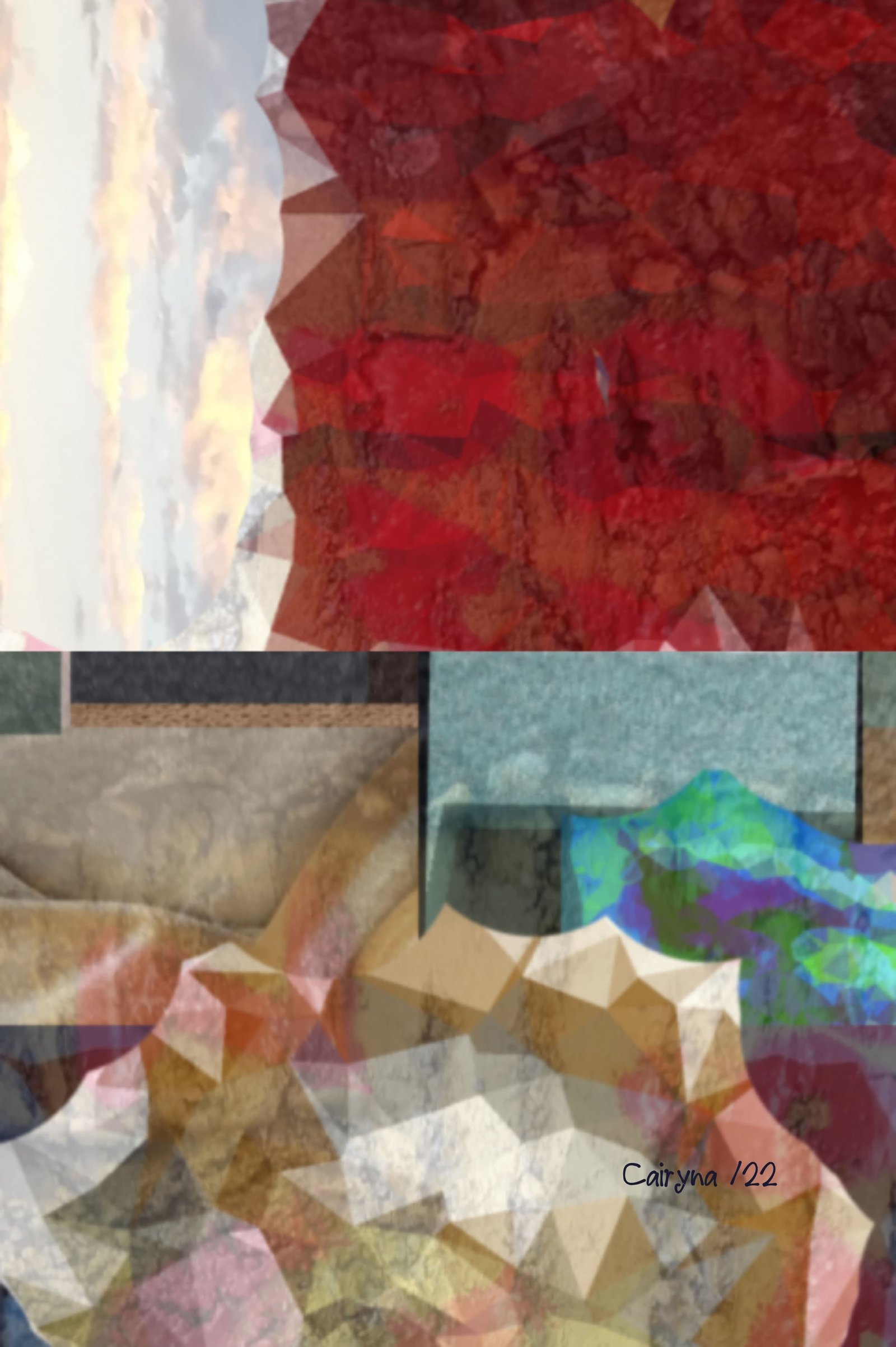 The Edge is an illusion, buy colorful large digital art for home by ...