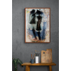 Shadows come out, gray abstract decorative limited edition canvas print, signed by the artist - Iryna Calinicenco     