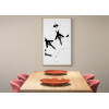Girlfriends. Part 3. Modern abstract painting New Media canvas print, signed and numbered