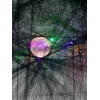 What the moon is today! Shameless, watching. Modern abstract painting New Media genre, canvas print signed and numbered