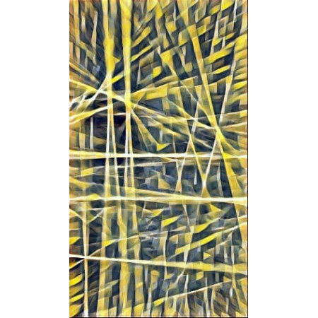 Urban dandelions. Modern abstract painting New Media and Mixed Media, signed and numbered canvas print